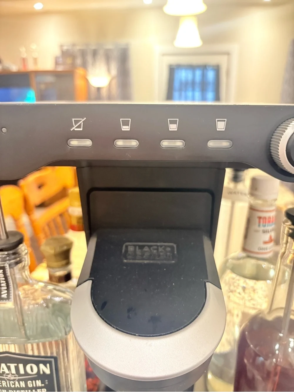 Black & Decker Black Countertop Cocktail Dispenser